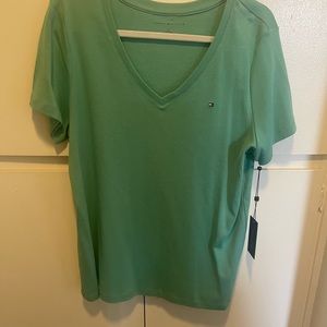 New Women's Tommy Hilfiger V Neck Shirt